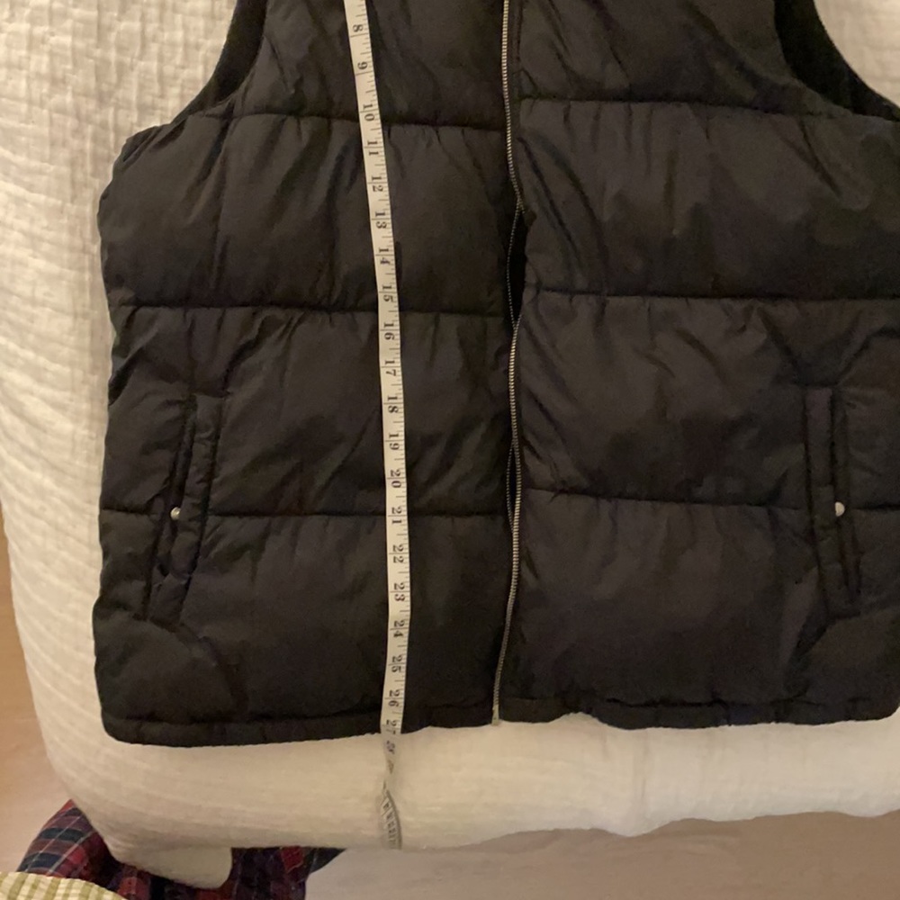 Old Navy Men’s Puffer Vest Black Full Zipper XL_7